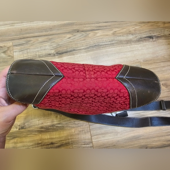 Coach Messenger Shoulder Bag Flap Jacquard Mini C Signature 6377 - Picture 11 of 17